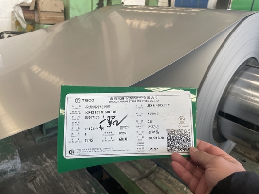 AISI 410 Stainless Steel Slit Strip EN 1.4006 DIN X12Cr13 Cold Rolled