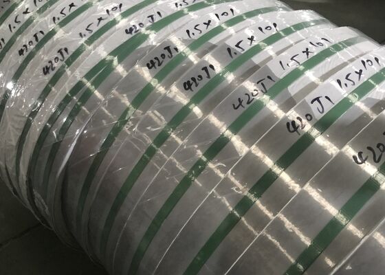 EN 1.4021 Stainless Steel Sheet, DIN X20Cr13 Plate AISI 420 Stainless Steel Narrow Strip