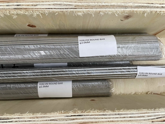 স্টেইনলেস স্টীল 316LVM তারের বার ASTM F138 ISO 5832-1