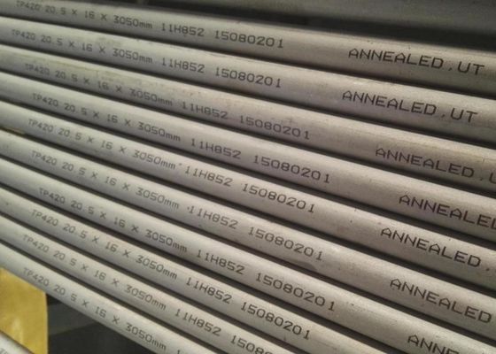 স্টেইনলেস স্টিল টিউব / পাইপ এএসটিএম এ 268 টিপি 430 টিপি 405 টিপি 410 এস টিপি 410 টিপি 420 টিপি 431 টিপি 446